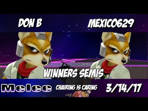 Chairing is Caring 3/14/17 - Don B (Green Fox) vs. Mexico629 (Blue Fox) - SSBM Winners Semis