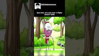 Eles acham que o Rigby é a mãe deles🤣 | Apenas um Show | #shorts #desenhos