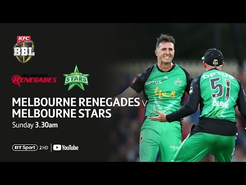 Big Bash League Final - Melbourne Renegades v Melbourne Stars
