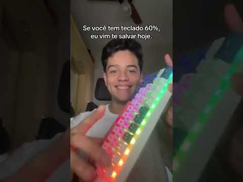 Vídeo: Como colocar barra no teclado 60%: perguntas e respostas