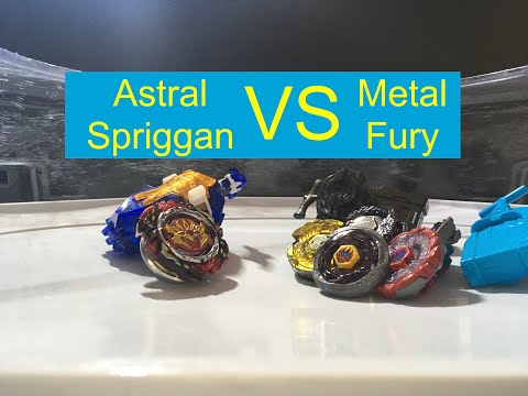Takara Tomy B-188 (DB System) Astral Spriggan High defence Mode  VS Metal Fury (4D System)