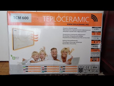 Teploceramic TCM-600 Распаковка и обзор