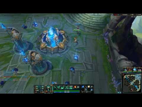 Fiddlesticks and Caitlyn botlane League of Legends