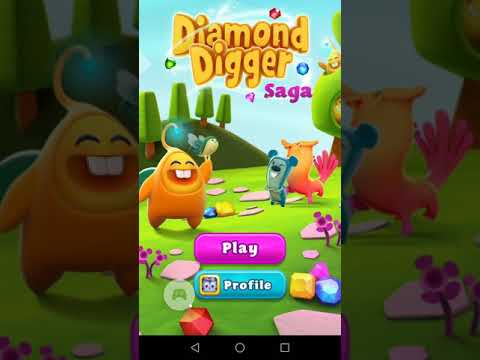 1er video Diamond Digger Saga Level 309 310+ 311