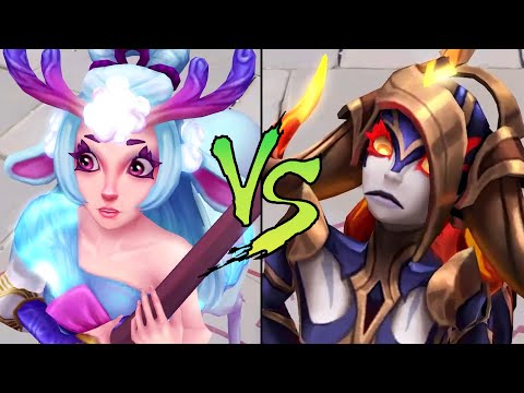 Nightbringer Lillia VS Spirit Blossom Lillia 2021 - Skin Comparison Spotlight