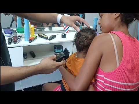 First time cutting the prince's hair and cleaning my house.