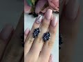 Серебряные серьги с сапфиром 6.029ct