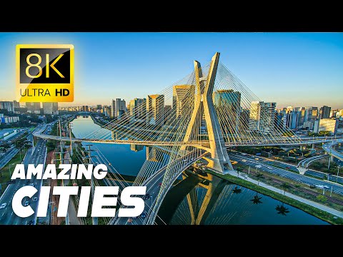 Drone Tour of the World's Most Beautiful Skylines in 16K VIDEO ULTRA HD