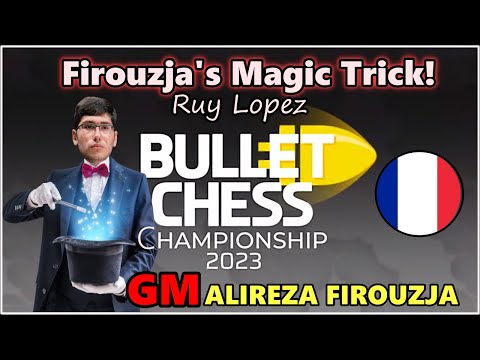 Alireza Firouzja Simply Tricks Magnus Carlsen in the Ruy Lopez.