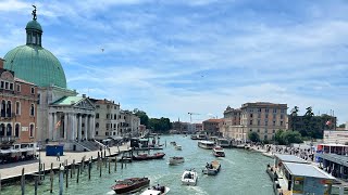 Venice, Canal Grande: View from Santa Lucia Station and Ponte degli Scalzi