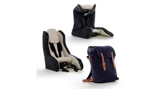 Volvo has developed an inflatable child car seat weighing less than 5 kg