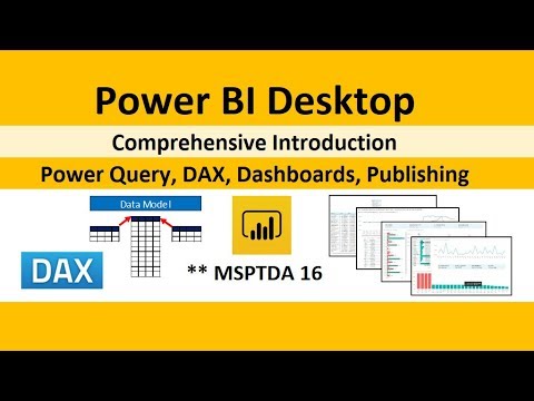 Free Advanced Data Analysis BI Course at YouTube MSPTDA
