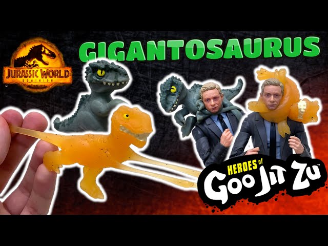 Vídeo relacionado con Heroes of Goo Jit Zu Jurassic World Singlr Pack Gigantosaurus, Multicolor, 12 x 6 x 14 cm