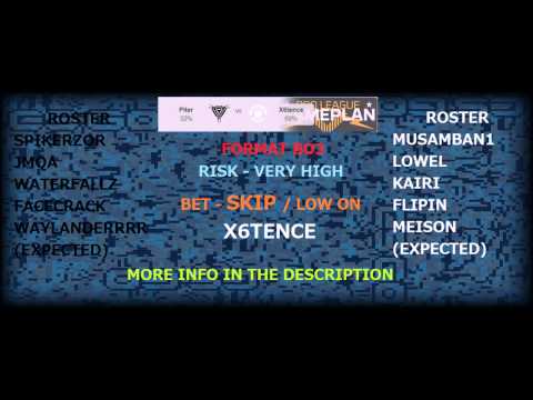 CS:GO Bet - Piter vs x6tence