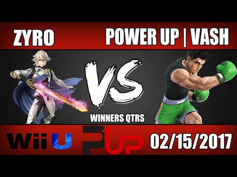 Zyro (Corrin) vs PowerUp | Vash ( Little Mac) - Wii U Winners Quarters - SOS