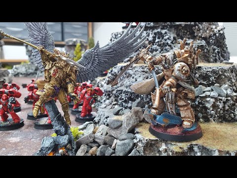 Sanguinius v Mortarion, Blood Angels v Death Guard, Warhammer Horus Heresy battle report