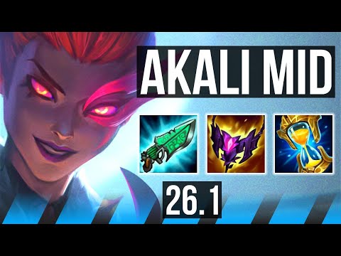 AKALI vs ZED (MID) | 8k gold comeback, 55K damage | EUW Master | 26.1