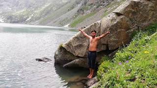 preview picture of video 'Katora lake swimming  challenge  unbelievable'