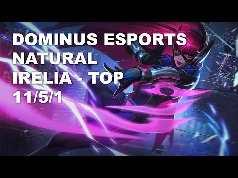 Dominus Esports Natural Top Irelia vs Aatrox - KR Grandmaster Patch 10.9