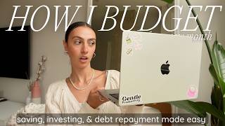 HOW I BUDGET FOR A NEW MONTH 💸 saving & investing + my $4,000 budget routine! (July Money Reset)
