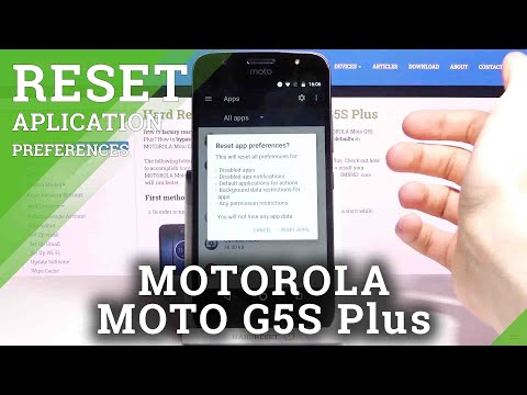 How to Reset App Preferences on MOTOROLA Moto G5S Plus – Restore App Preferences