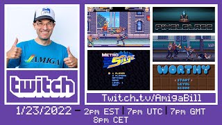 1/23/2022 Commodore Amiga - Metro Siege update with devs alpine9000 and Tsak of Pixelglass Games