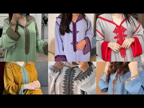 اخر ماكاين في الجلابة المغربية 2024جميع انواع  زواق المعلم موديلات 4 فيل وحدة تنسيك في اخرى jellaba