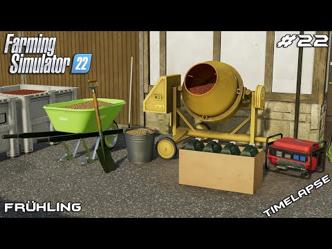 Buying CONCRETE MIXER and making SEEDS | Animals on Frühling | Farming Simulator 22 | Episode 22