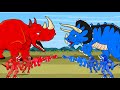 GIANT RHINO vs TRICERATOPS: Who Is The King Of Dinosaurs Jurassic World On Monsterverse?
