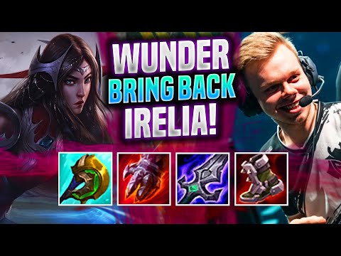 WUNDER BRINGS BACK IRELIA TOP! - G2 Wunder Plays Irelia TOP vs Jayce! | Patch 11.21