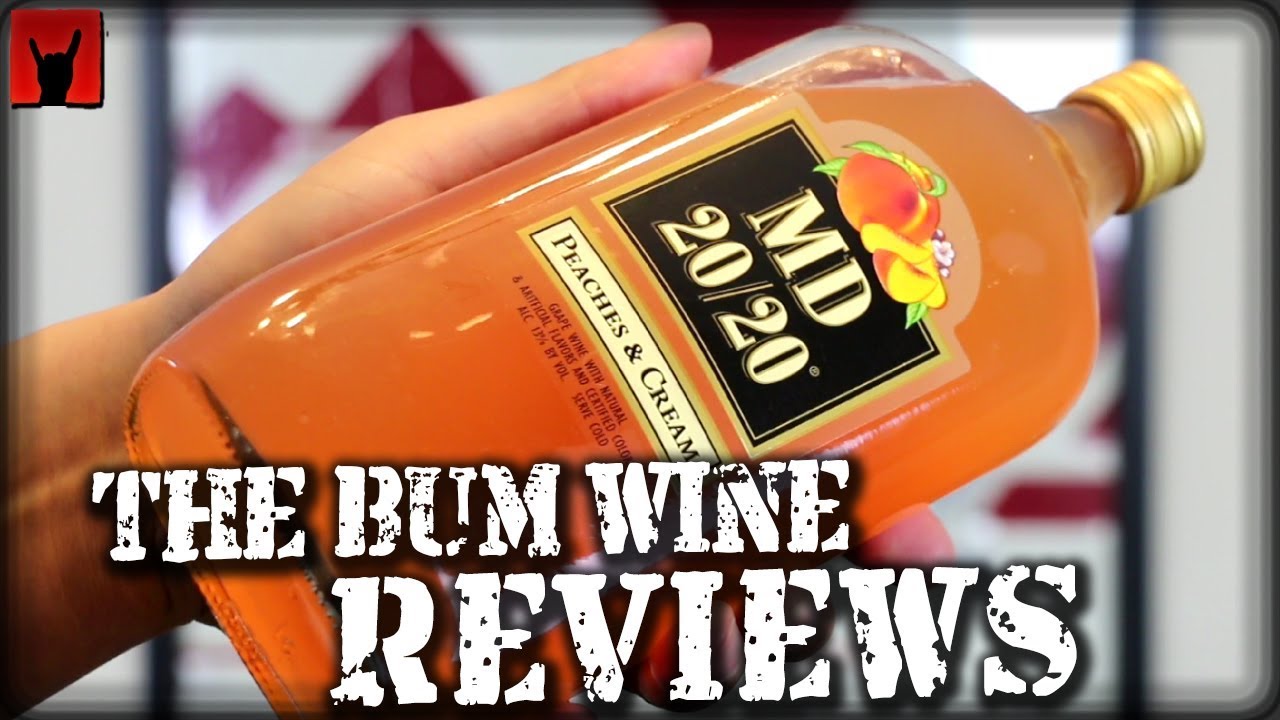 MD 20/20 Peaches & Cream 13% abv - The Bum Wine Reviews