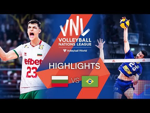 🇧🇬 BUL vs. 🇧🇷 BRA - Highlights Week 2 | Men's VNL 2022