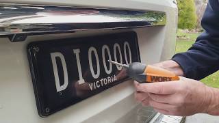 Rear Number Plate Cover Installation Guide - Car Shine
