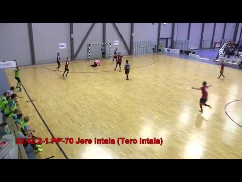 PP-70-Riemu 2-1 (1-1) Futsal-Liiga 6.1.2016 Tampere Pirkkahalli maalikooste