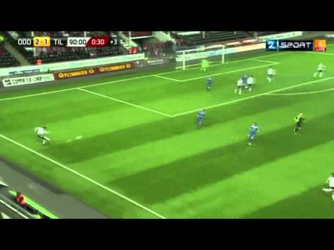 Heading i mål fra midtbanen - World Record - Odd Grenland - Tromsø