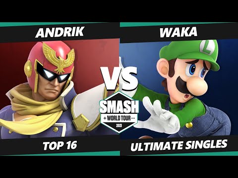 SWT CA RF Top 16 - WaKA (Luigi) Vs. Andrik (Captain Falcon) SSBU Ultimate Tournament