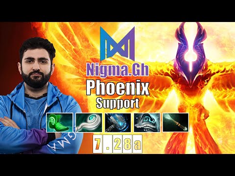 Phoenix Support | Nigma.Gh | GH GOD SIGNATURE HERO | 7.28a Gameplay Highlights