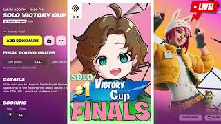 🔴決勝 ソロ大会 SOLO VICTORY CUP FINALS　       　　　　　　　　　　　　　　　      　　　　      　【FORTNITE LIVE フォートナイト ライブ 】