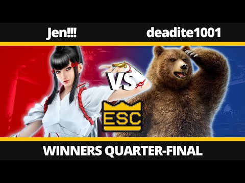 ESC 45 -EX- Winners Quarter-Final - Jen!!! (Kazumi) Vs. deadite1001 (Kuma) - Tekken 7 UK Tournament