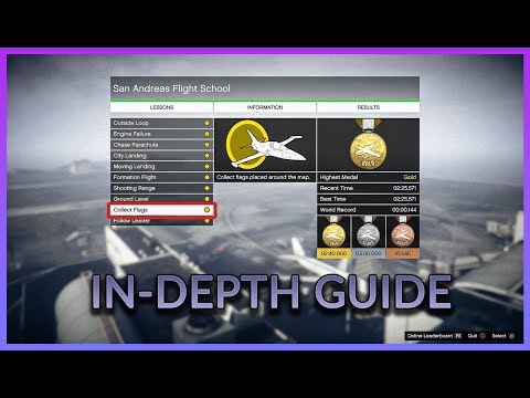 Flight School: Collect Flags (Gold Medal)