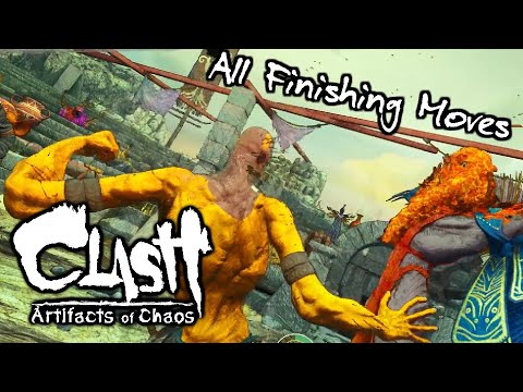 All Finishing Moves in Clash  Artifacts of Chaos (Boss Fight Spoilers)