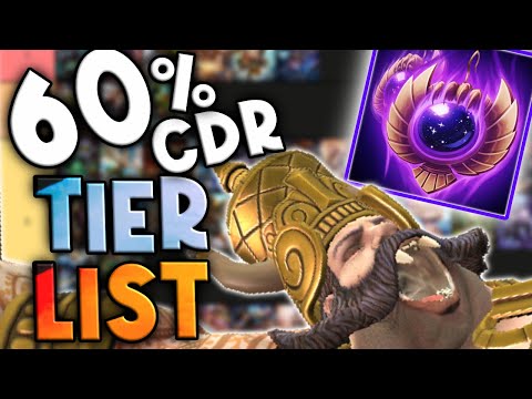 Sphinx's Baubles SMITE Tier List - BEST 60% CDR Gods!