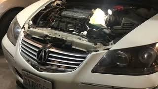 Replacing front engine mount 2008 Acura RL