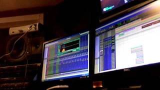 TC in the studio Recording "Ghost"