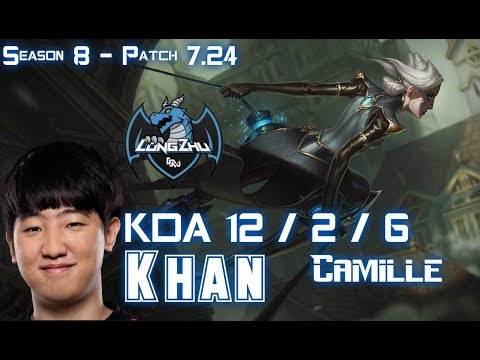 LZ Khan CAMILLE vs GANGPLANK Top - Patch 7.24 KR Ranked