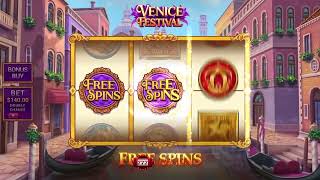 [슬롯시대]에보플레이 - 베니스 페스티벌 슬롯(Venice Festival Slot) 플레이 영상