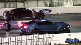 GT500 vs Hellcat and Camaro SS Drag Races