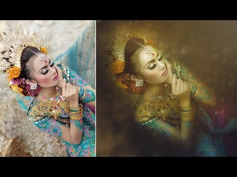 Neon Glow Effect Portrait Photoshop Tutorial