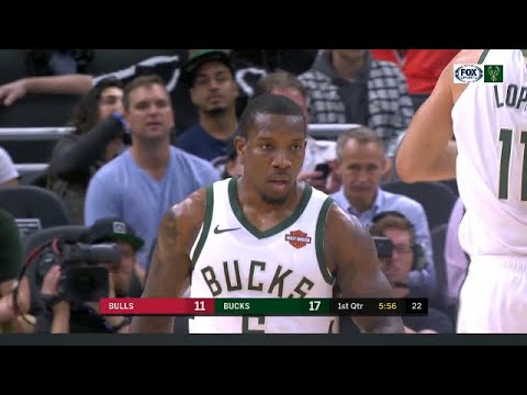 Eric Bledsoe Highlights vs Bulls PS19G1 - 16 Pts, 10 Rebs (2018.10.03)