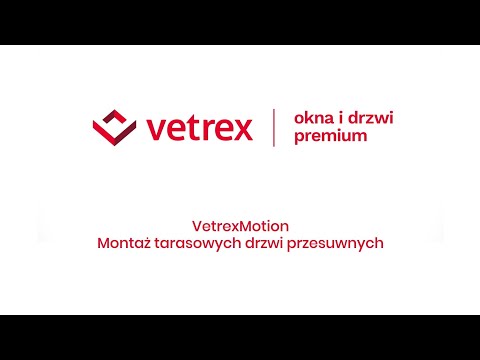 vetrexMotion Montaż tarasowych drzwi przesuwnych - zdjęcie